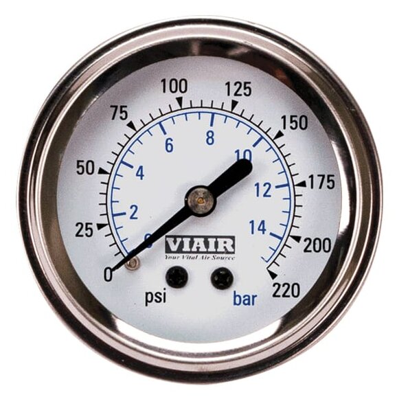 Load image into Gallery viewer, Viair 2.0″ Single Needle Gauge with Illuminated Face
