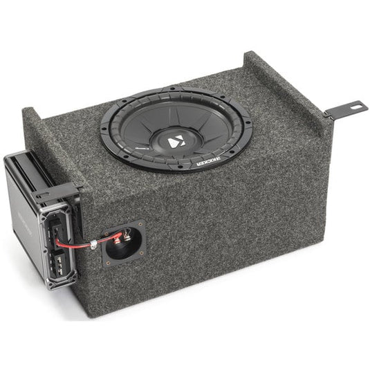 Quadratec JWSUBK10 Custom Rear Subwoofer Kit with 10" Kicker CompS Subwoofer for 87-06 Jeep Wrangler YJ & TJ