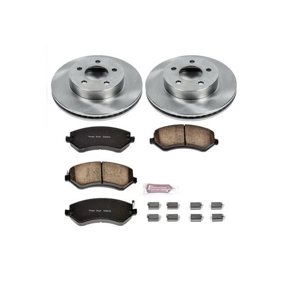 Power Stop KOE2160 Front Z16 Autospecialty Daily Driver OE Brake Kit for 02-07 Jeep Liberty KJ