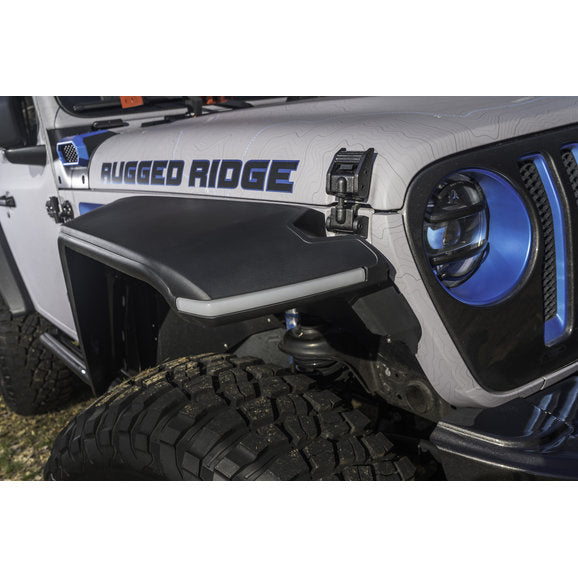 Load image into Gallery viewer, Rugged Ridge 11640.51 Max-Terrain Fender Flares for 18-24 Jeep Wrangler JL
