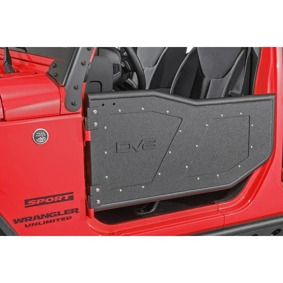 DV8 Offroad RDSTTB-01 Plated Rock Doors for 07-18 Jeep Wrangler Unlimited JK