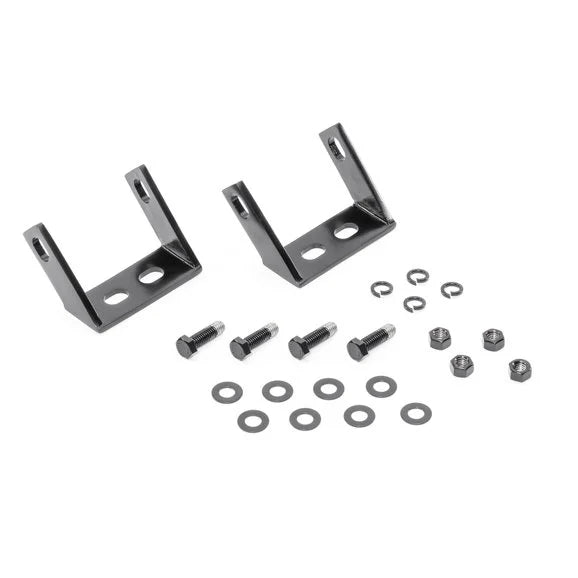 Load image into Gallery viewer, Kentrol Stainless Front to Rear Bumper Brackets (Pair) for 45-86 Jeep Wrangler CJ
