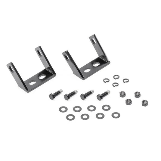 Kentrol Stainless Front to Rear Bumper Brackets (Pair) for 45-86 Jeep Wrangler CJ