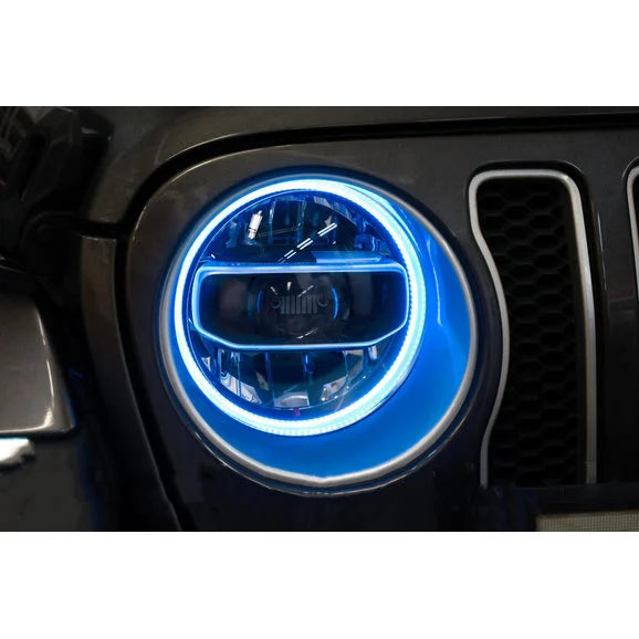 Load image into Gallery viewer, Diode Dynamics DD2290 RGBW HD LED Halos for 18-24 Jeep Wrangler JL &amp; Gladiator JT
