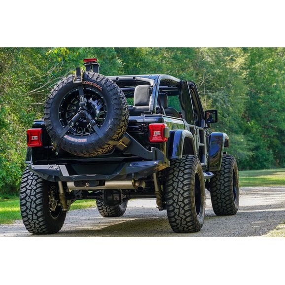 Load image into Gallery viewer, Fab Fours JL2070-1 Slant Back Tire Carrier for 18-24 Jeep Wrangler JL
