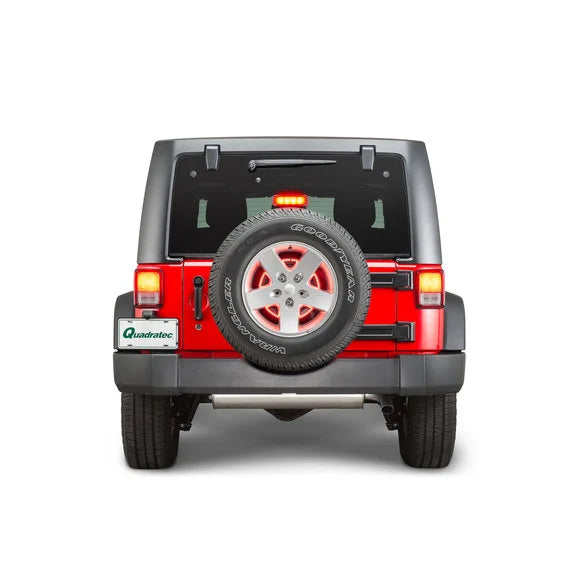 Load image into Gallery viewer, Quadratec 3rd Brake Light LED Ring for 07-18 Jeep Wrangler JK
