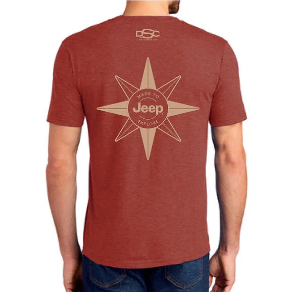 Load image into Gallery viewer, Jeep Merchandise Men&#39;s Jeep Compass T-Shirt in Spice Heather
