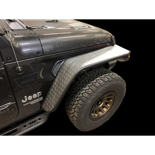 Warrior Products Tube Fender Flares for 18-24 Jeep Wrangler JL