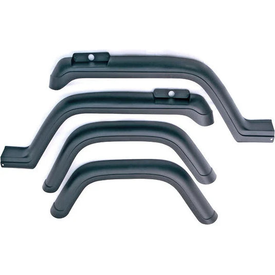 OMIX 11602.02 4-Piece Fender Flare Kit for 87-95 Jeep Wrangler YJ