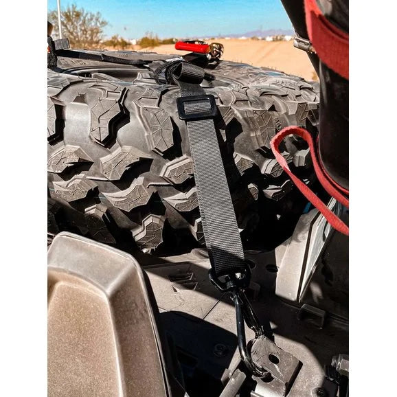 Load image into Gallery viewer, PRP Seats 15500 SpeedStrap 1.5″ 3-Point Spare Tire Tie-Down with Swivel Hooks
