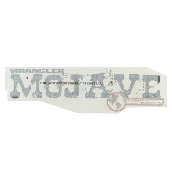 Load image into Gallery viewer, Mopar 68139719AA &quot;Wrangler Mojave&quot; Fender Decal for 07-14 Jeep Wrangler JK
