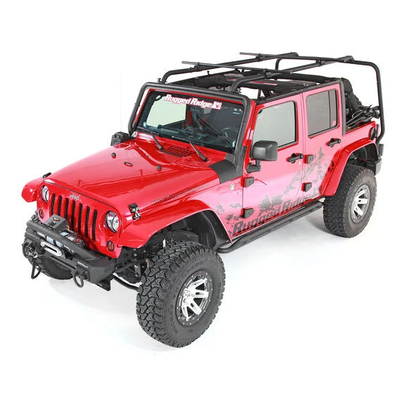 Load image into Gallery viewer, Rugged Ridge 11703.22 Sherpa Rack for 07-18 Jeep Wrangler Unlimited JK 4 Door
