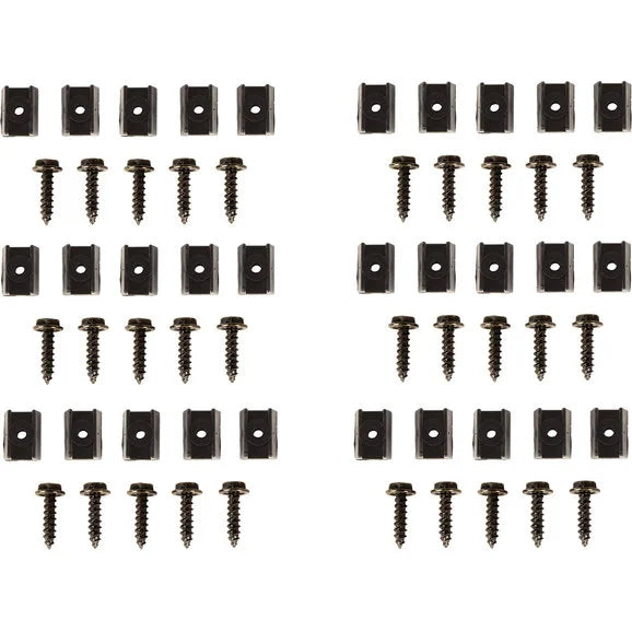 Load image into Gallery viewer, OMIX 11601.06 Fender Flare Hardware Kit for 87-95 Jeep Wrangler YJ
