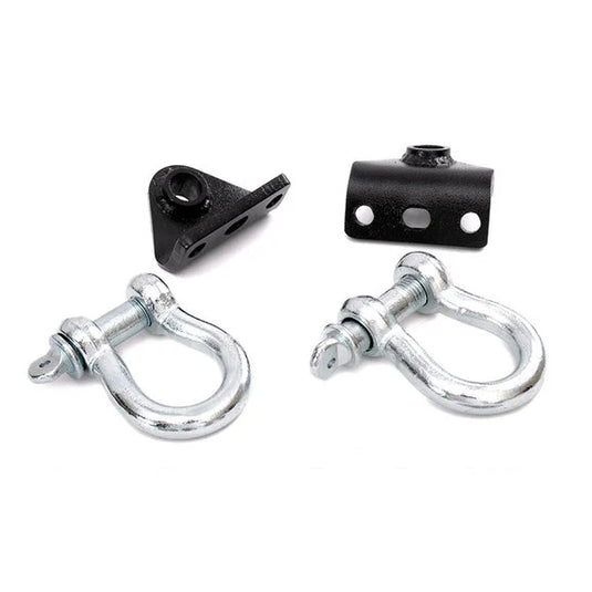 Rough Country 1169 D-Ring & Mount Kit for 87-06 Jeep Wrangler YJ & TJ