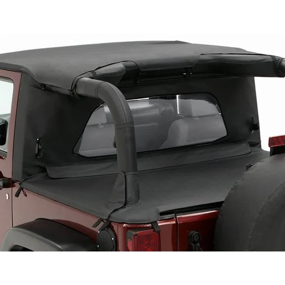 Bestop 80041-35 WrapAround Windjammer in Black Diamond for 07-18 Jeep Wrangler JK 2 Door