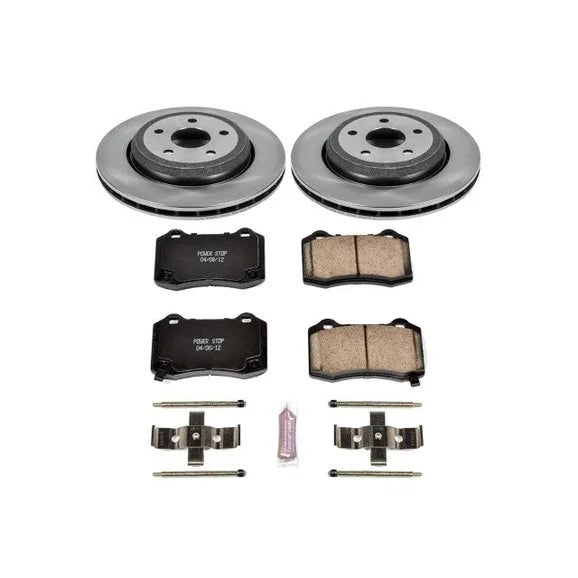 Power Stop KOE5956 Rear Z16 Autospecialty Daily Driver OE Brake Kit for 12-15 Jeep Grand Cherokee WK2 SRT8