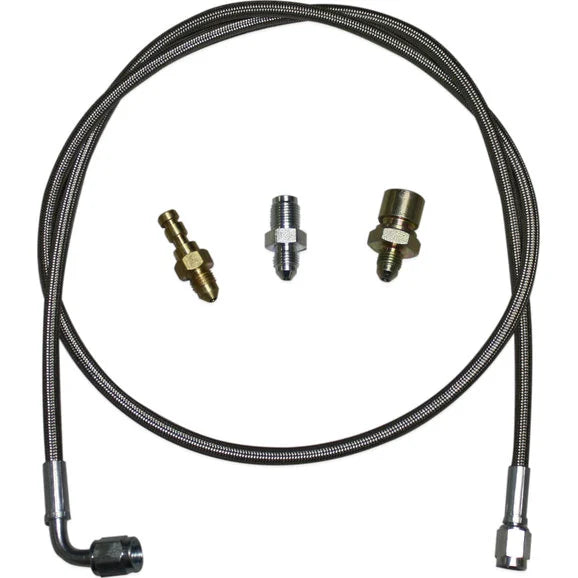 Advance Adapters 716130IR-93 Slave Cylinder Hose Kit for 87-93 Jeep Wrangler YJ & Cherokee XJ with Internal Release Throwout Bearing