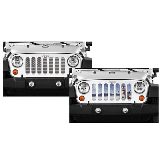 Under The Sun Inserts Dual Sided Grille Inserts for 07-18 Jeep Wrangler JK