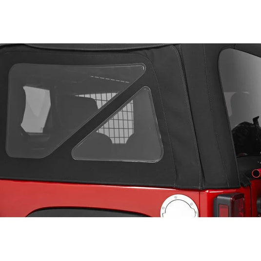 Bestop 58422-17 Tinted Window Kit for 07-18 Jeep Wrangler JK 2 Door with Twill Trektop NX