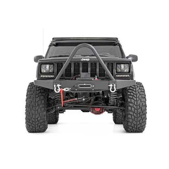 Load image into Gallery viewer, Rough Country 10570 Front Winch Bumper for 84-01 Jeep Cherokee XJ
