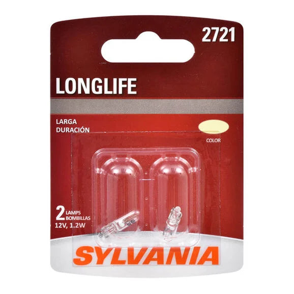 Sylvania 2721LL.BP2 #2721 Long Life Mini Bulb 2 Pack