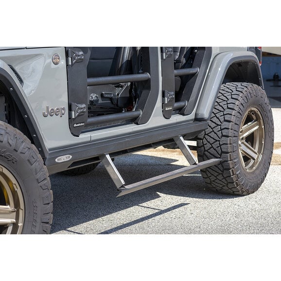 Load image into Gallery viewer, Rock Slide Engineering Gen III Step Sliders for 18-24 Jeep Wrangler JL Unlimited 4-Door
