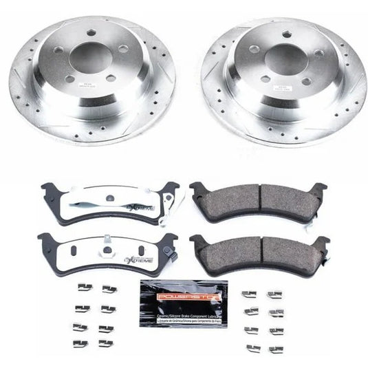 Power Stop K2131-36 Rear Z36 Extreme Performance Truck & Tow Brake Kit for 93-98 Jeep Grand Cherokee ZJ