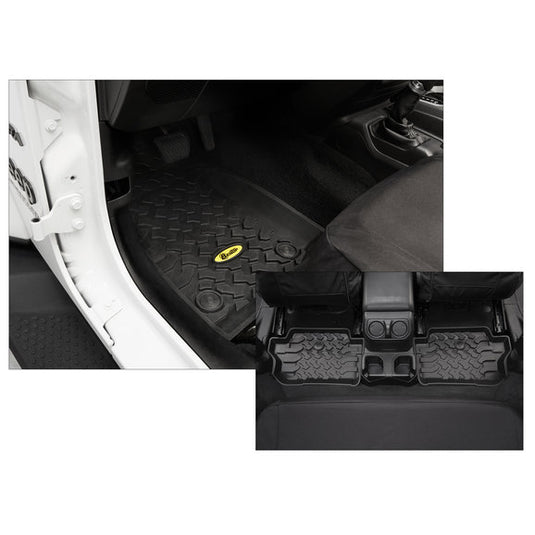 Bestop All Weather Floor Liners for 18-24 Jeep Wrangler JL