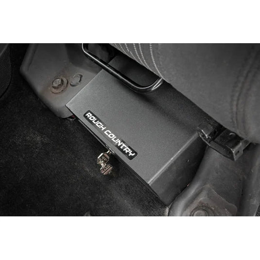 Rough Country 99035 Driver Side Under Seat Lockable Storage Box for 07-18 Jeep Wrangler JK