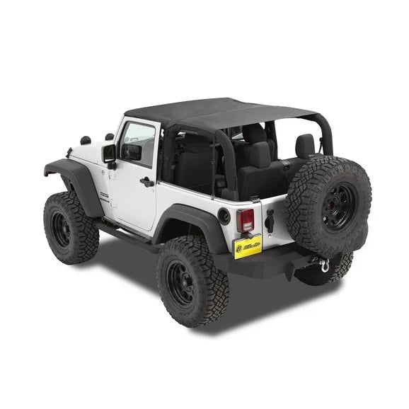 Bestop 52583-35 Header Safari Bikini Top for 10-18 Jeep Wrangler JK 2 Door