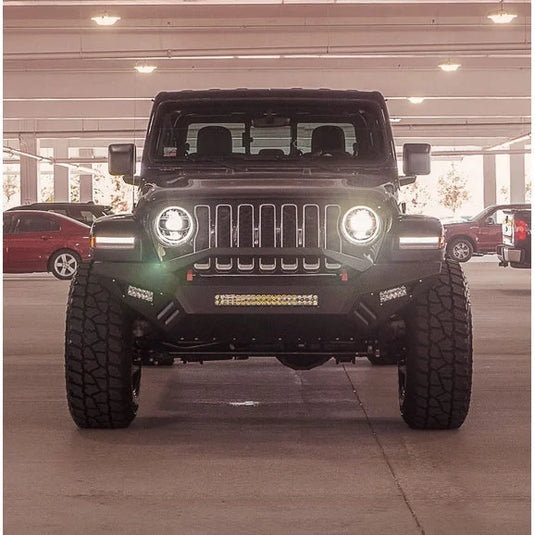 Road Armor 5183XFPRB Spartan Pre-Runner Guard for 18-20 Jeep Wrangler JL & Gladiator JT with Spartan Front Bumper