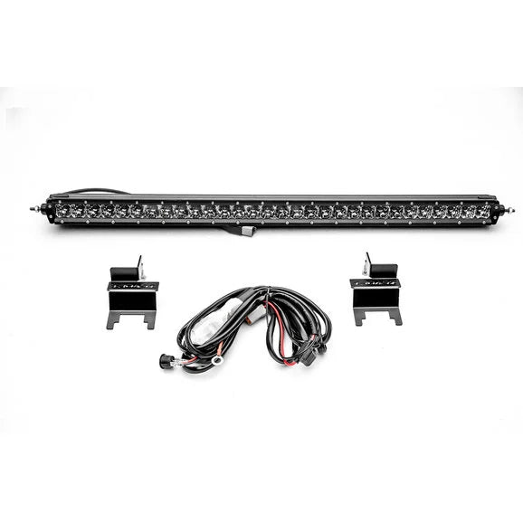 Load image into Gallery viewer, ZROADZ Z394931-KIT Rear Window Hinges Light Brackets with a Single Row 30&quot; LED Light Bar for 18-24 Jeep Wrangler JL
