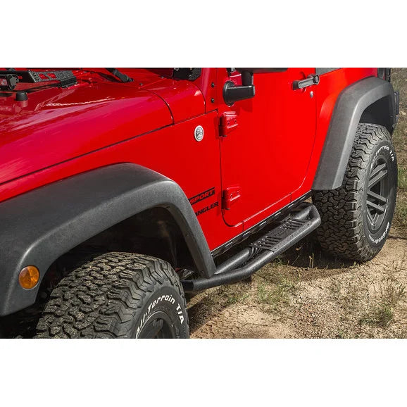 Load image into Gallery viewer, Rugged Ridge 11504.24 RRC Side Armor Guard Plates for 07-18 Jeep Wrangler JK 2 Door
