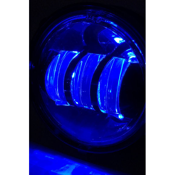 Load image into Gallery viewer, Quake LED QTE771 Tempest RGB 4&quot; LED Fog Lights for 07-18 Jeep Wrangler JK
