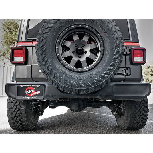 aFe Power Mach Force XP Hi-Tuck 2.5" 409 Stainless Cat-Back Exhaust System for 18-24 Jeep Wrangler JL w/ 3.6L