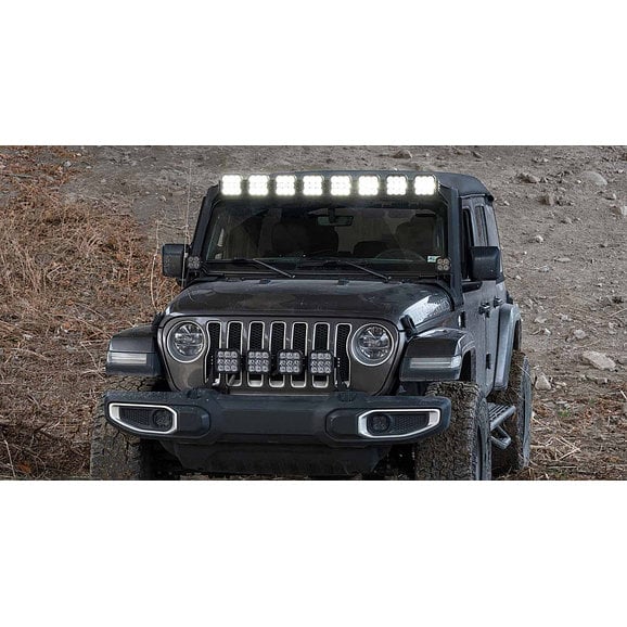 Load image into Gallery viewer, Diode Dynamics DD6821 SS5 Windshield Sport CrossLink Combo Lightbar Kit for 18-22 Jeep Wrangler JL
