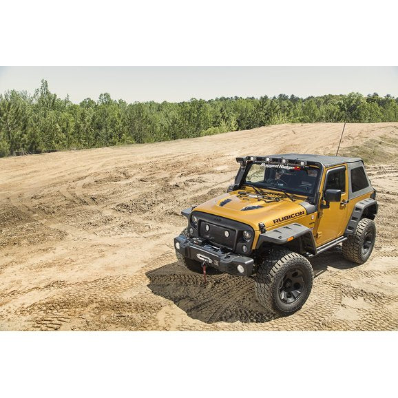 Load image into Gallery viewer, Rugged Ridge 13790.39 Montana Bowless Soft Top in Black Diamond for 07-18 Jeep Wrangler JK 2 Door
