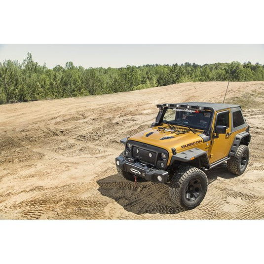 Rugged Ridge 13790.39 Montana Bowless Soft Top in Black Diamond for 07-18 Jeep Wrangler JK 2 Door