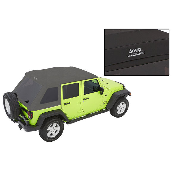 Load image into Gallery viewer, Bestop Jeep Logo Trektop Glide Soft Top for 07-18 Jeep Wrangler JK Unlimited 4-Door
