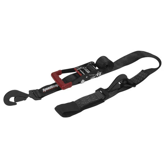 PRP Seats SpeedStrap 2″ x 10′ Ratchet Tie Down with Twisted Snap Hooks & Axle Strap Combo