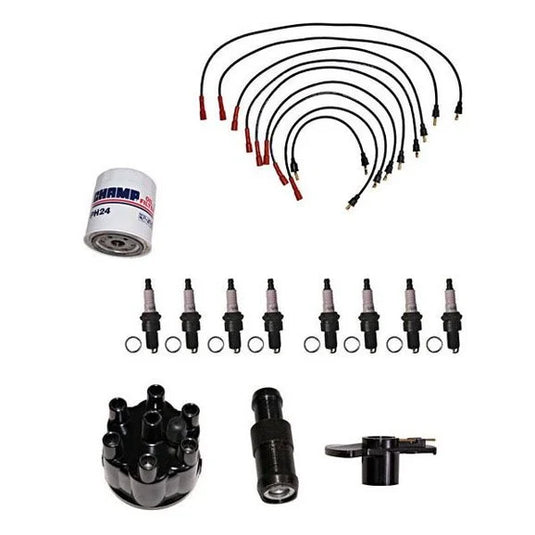 OMIX 17257.83 Ignition Tune Up Kit for 75-77 Jeep CJ Series with V8 Engine