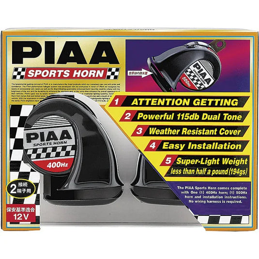 PIAA 85112 500Hz/600Hz High Pitch Sports Horn Kit