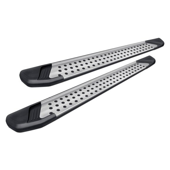 Black Horse Off Road VO-J479 Vortex Running Boards in Aluminum for 20-24 Jeep Gladiator JT