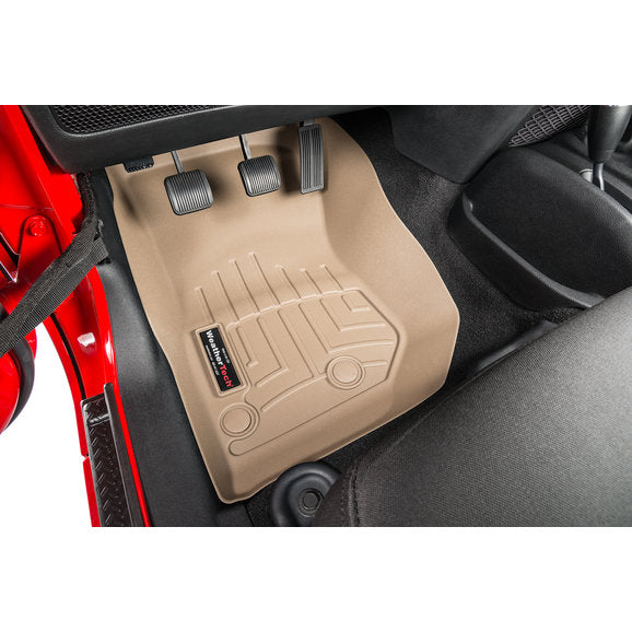 Load image into Gallery viewer, WeatherTech DigitalFit Front FloorLiner for 14-18 Jeep Wrangler JK
