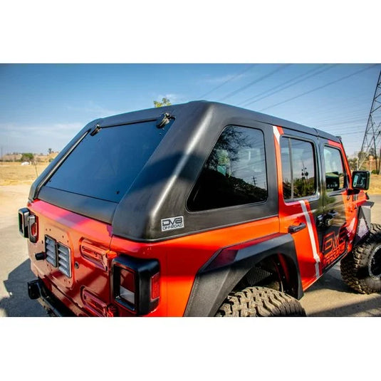 DV8 Offroad HTJLFB-B Ranger Fastback Hardtop for 18-24 Jeep Wrangler JL Unlimited