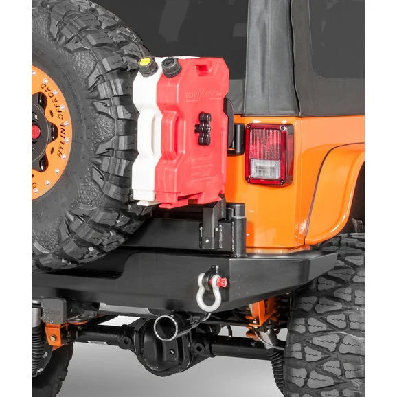 Load image into Gallery viewer, HyLine OffRoad Swing Away Tire Carrier RotopaX Mounting Bracket for 07-18 Jeep Wrangler JK
