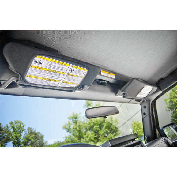 Load image into Gallery viewer, Rugged Ridge 13305.07 Sun Visor Organizer Covers for 07-09 Jeep Wrangler JK
