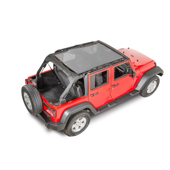 Load image into Gallery viewer, Dirtydog 4X4 Safari Sun Screen for 07-18 Jeep Wrangler Unlimited JK 4 Door
