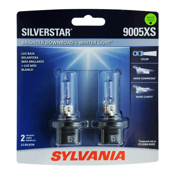 Load image into Gallery viewer, Sylvania 9005XSST.BP2 #9005XS SilverStar Halogen Headlight Bulb 2 Pack
