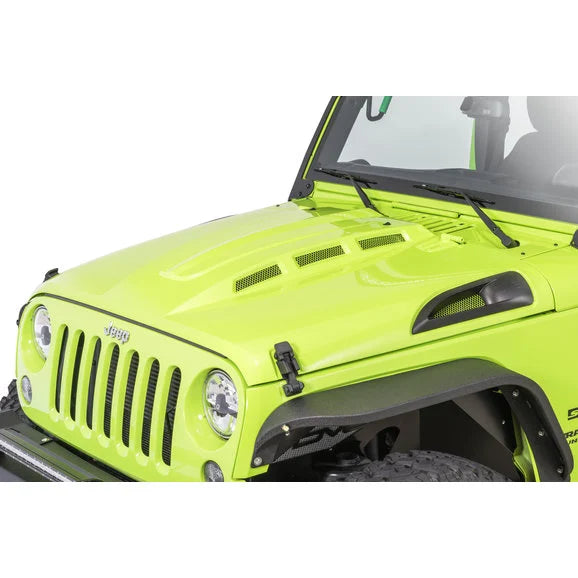 Load image into Gallery viewer, DV8 Offroad HDMB07-02 Heat Dispersion Hood for 07-18 Jeep Wrangler JK
